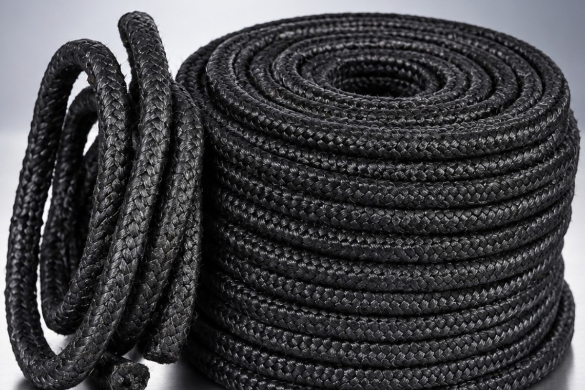 CORDONES DE FIBRA DE VIDRIO GRAFITADO