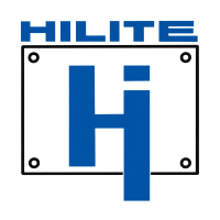 Logotipo HILITE azul y negro